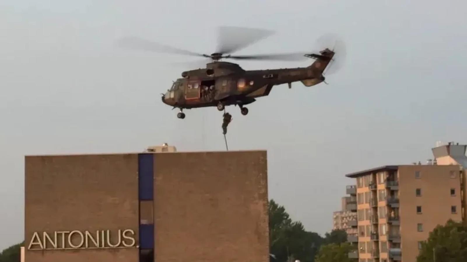 Grote oefening Defensie schudt Rotterdam wakker: 'Megaherrie'
