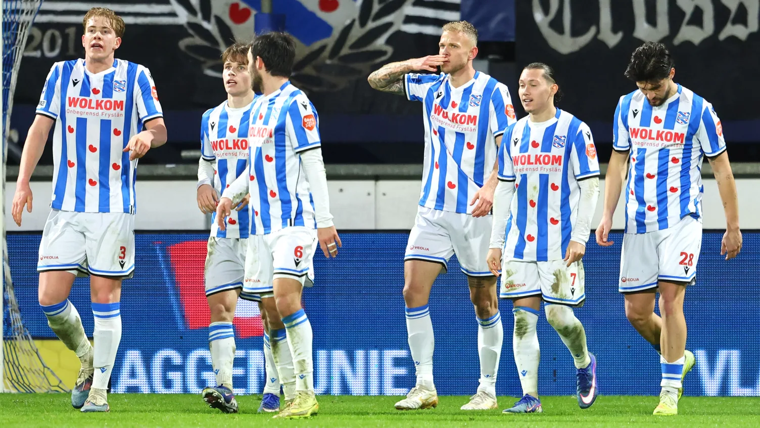Heerenveen te sterk voor Sparta, dat tweede opeenvolgende nederlaag lijdt