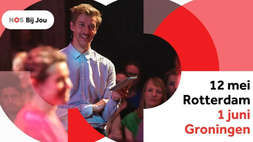 Geef je nu op voor publieksavond NOS Bij Jou in Rotterdam of Groningen