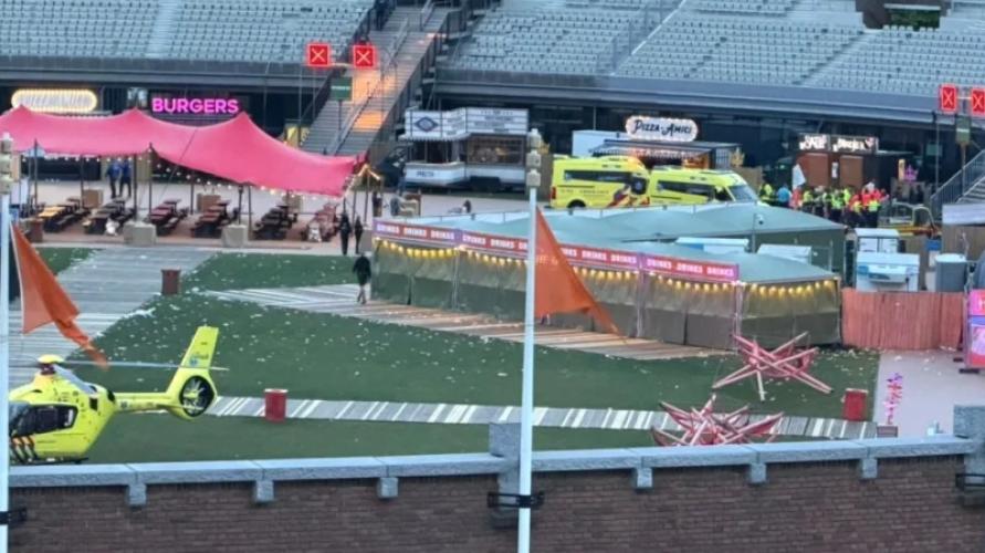 Twee aanhoudingen voor steekpartij Olympisch Stadion