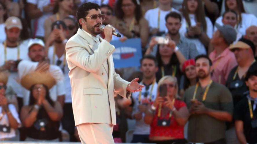 Gewonden door zware hagelbui tijdens concert Bad Bunny in Milaan